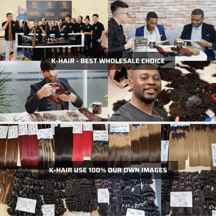 K Hair is a reputable and trusted Vietnamese hair wholesale supplier