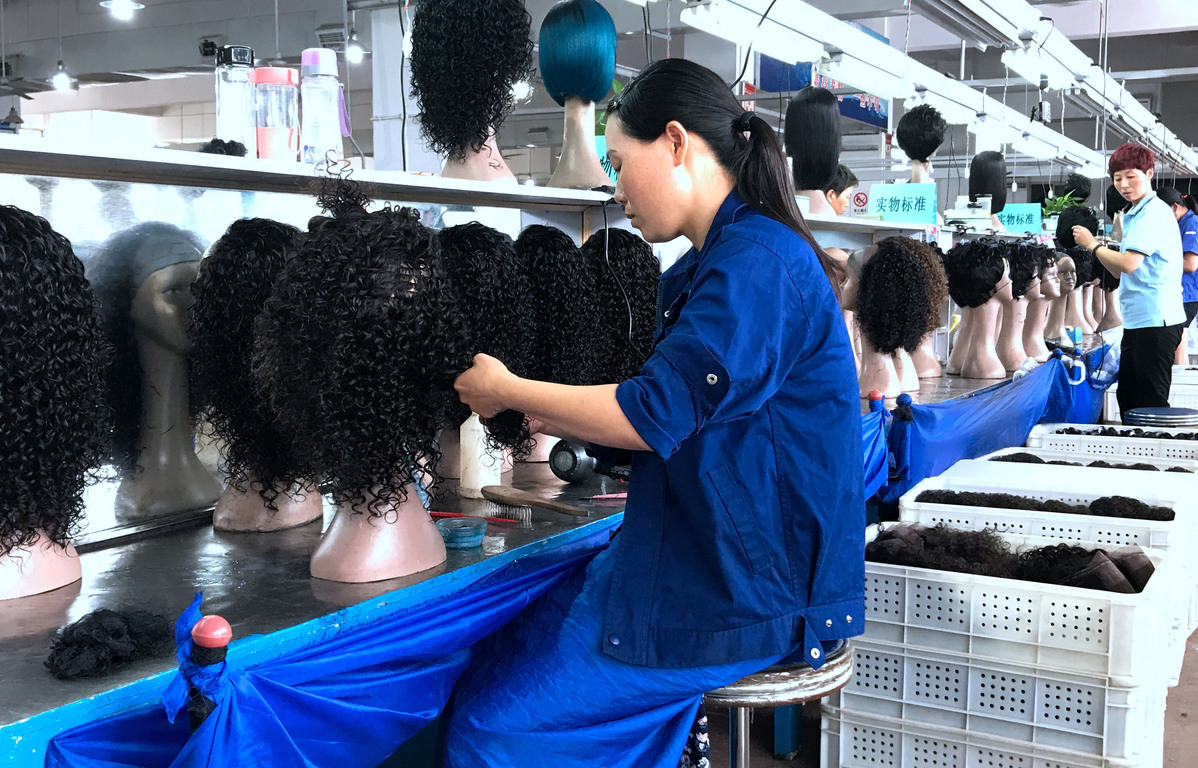 China has an abundant hair supply