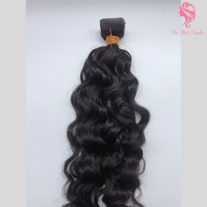 Natural Color Wavy Tape In Hair Extensions