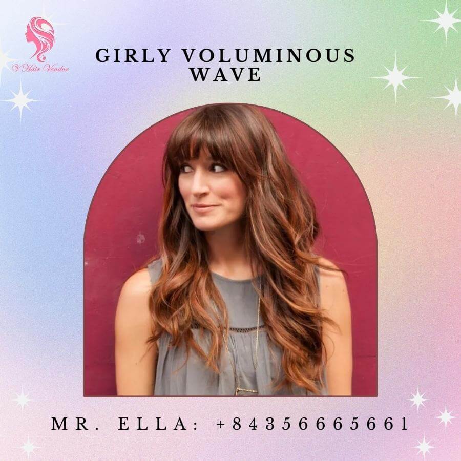 Girly voluminous wave