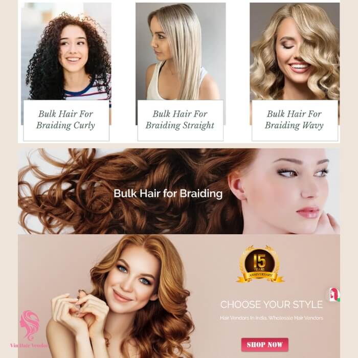 Adorable Hair Suppliers is an established human braiding hair factory in India