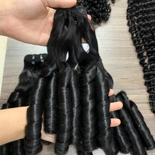 Quality funmi curly hair weft 1