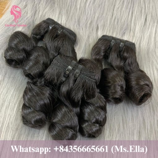 Quality funmi curly hair weft 3
