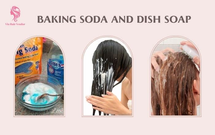Another method on how to remove too dark toner is to use baking soda and dish soap