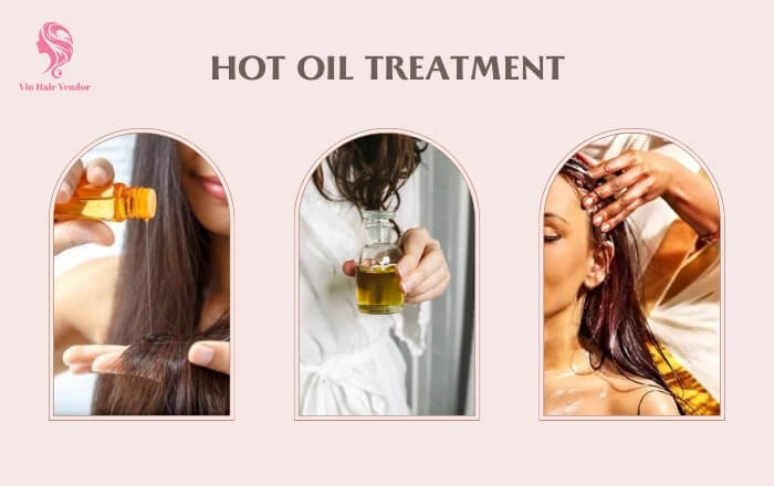 Hot oil treatment is an effective method of removing dark toner from hair