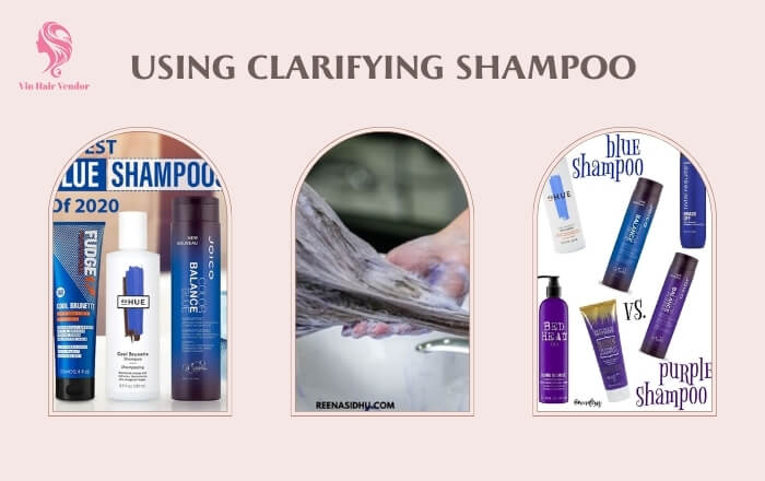 Using clarifying shampoo is the most popular method of how to remove too dark toner from hair