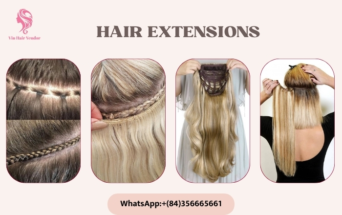 Hair extensions is the perfect solution to create a half up half down hairstyle