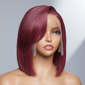 short burgundy wig 6
